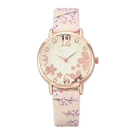 AESTHETIC FLORAL WATCH SPARKLES