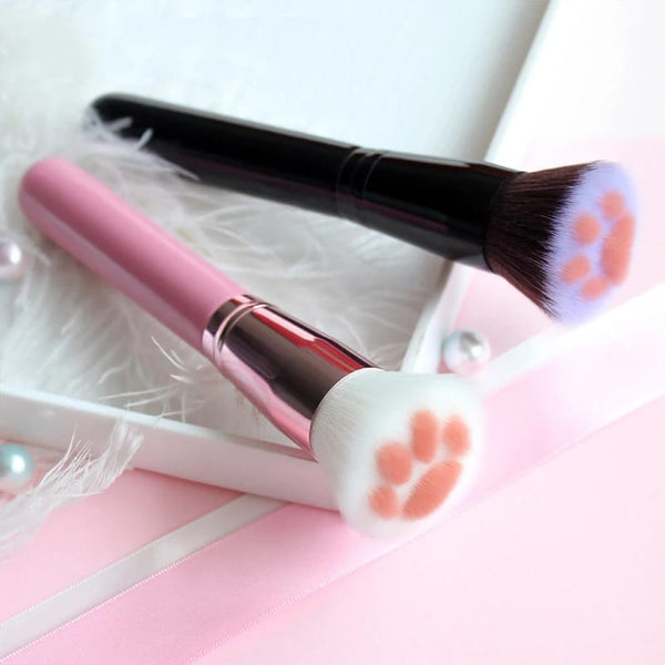 CUTE CAT PAW MAKEUP BRUSH SPARKLES