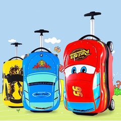 CAR SHAPED TROLLEY BAG SPARKLES