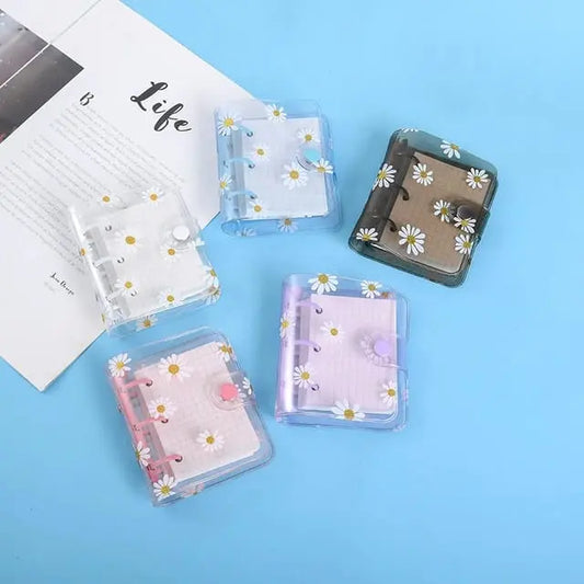 MINI TRANSPARENT NOTEBOOK SPARKLES