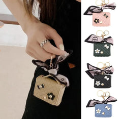 LUXE MINI KEYCHAIN BAG SPARKLES