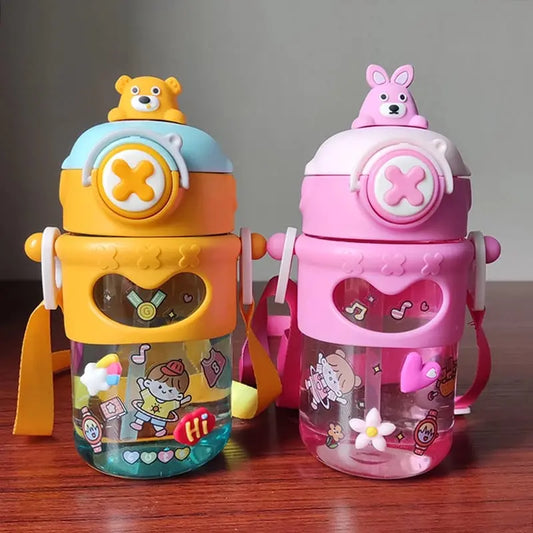 CUTE CHARACTER SIPPER BOTTLE SPARKLES