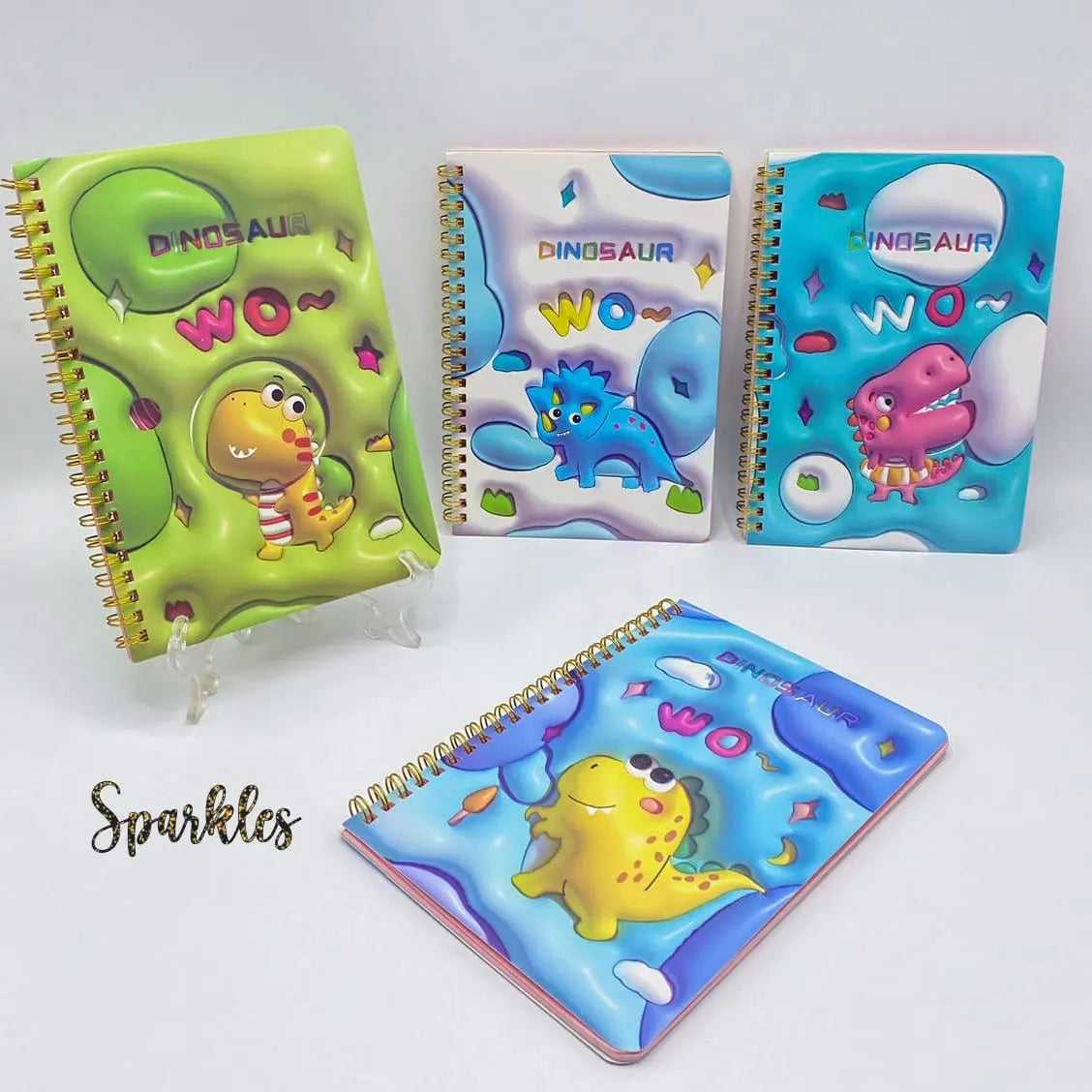 TRENDING DINOSAUR NOTEPAD SPARKLES