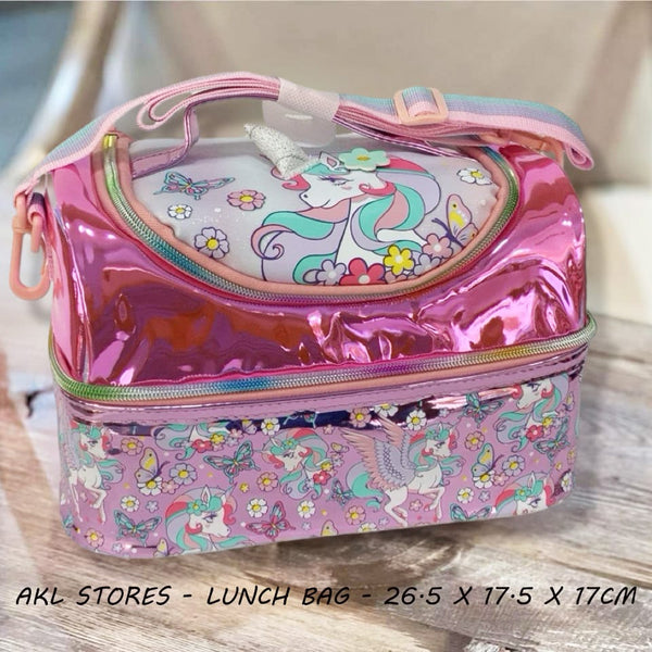 FOREVER GLITTER DUAL COMPARTMENT LUNCH BAG