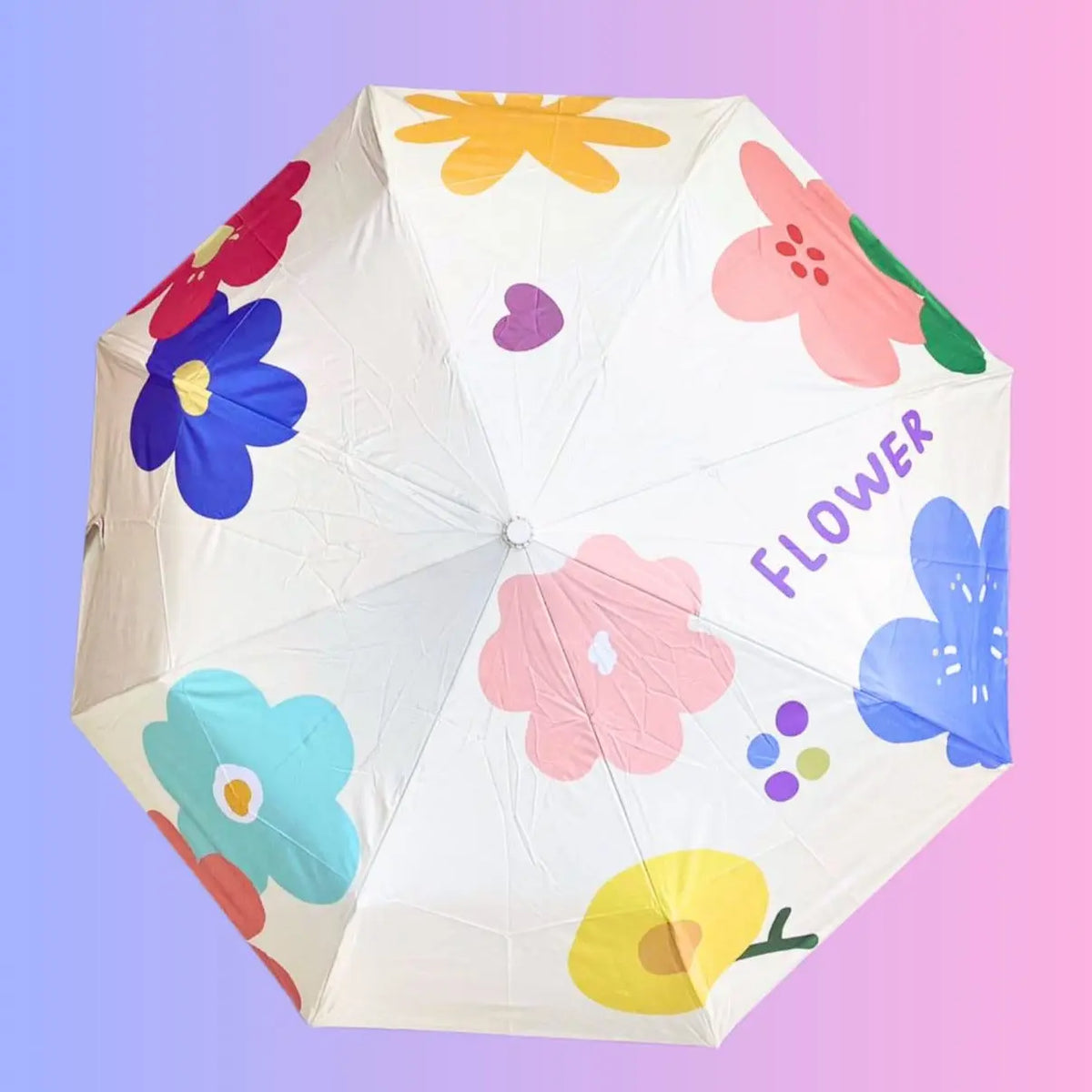 BEAUTIFUL FLORAL UMBRELLA SPARKLES