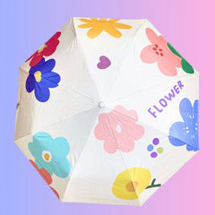 BEAUTIFUL FLORAL UMBRELLA SPARKLES