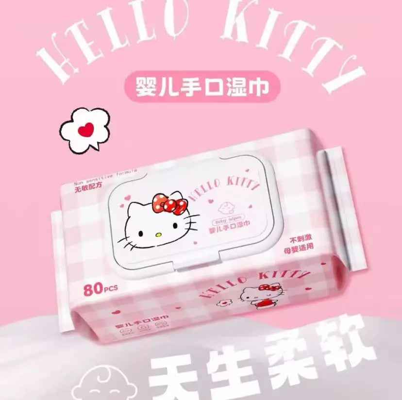 KAWAII WET TISSUE WIPES Sparkles