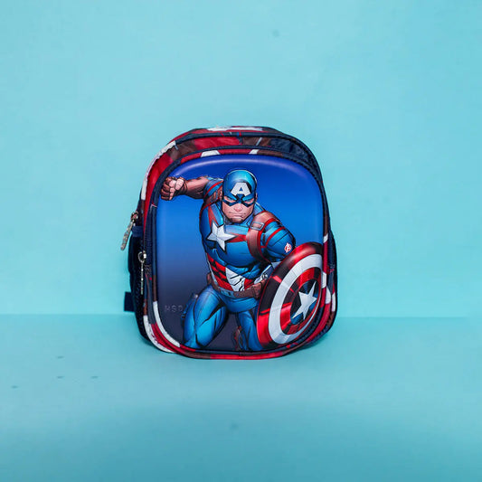 AESTHETIC CAPTAIN AMERICA BACKPACK SPARKLES