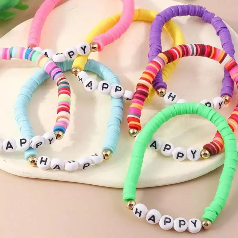 TRENDING "HAPPY" BRACELET SPARKLES