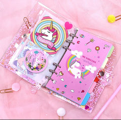 GLITTERY UNICORN NOTEPAD