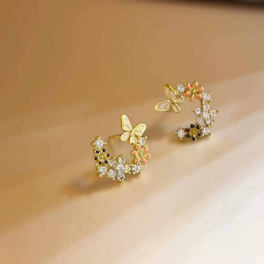 EXQUISITE BUTTERFLY STUDS SPARKLES