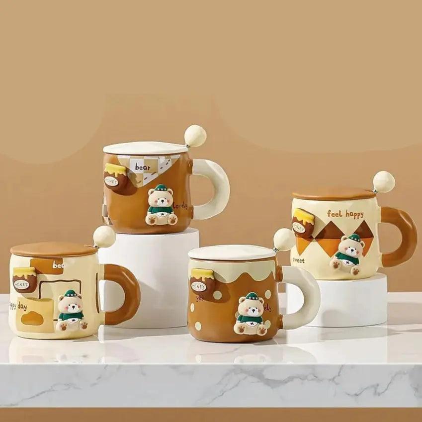 TRENDY HONEY BEAR MUG SPARKLES