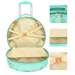 BEAUTIFUL SHELL LUGGAGE BAG SET SPARKLES