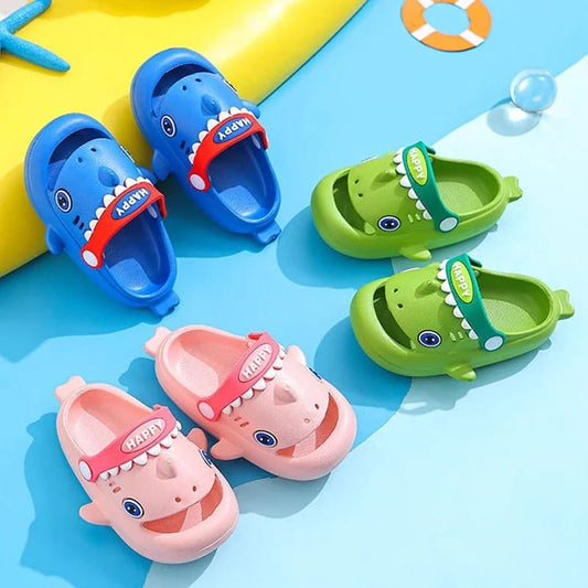 TRENDY SHARK CROCS SPARKLES