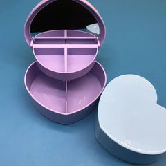 HEART SHAPED JEWELRY BOX SPARKLES