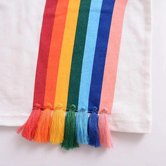 RAINBOW TASSEL SHIRT FOR SUMMER SPARKLES