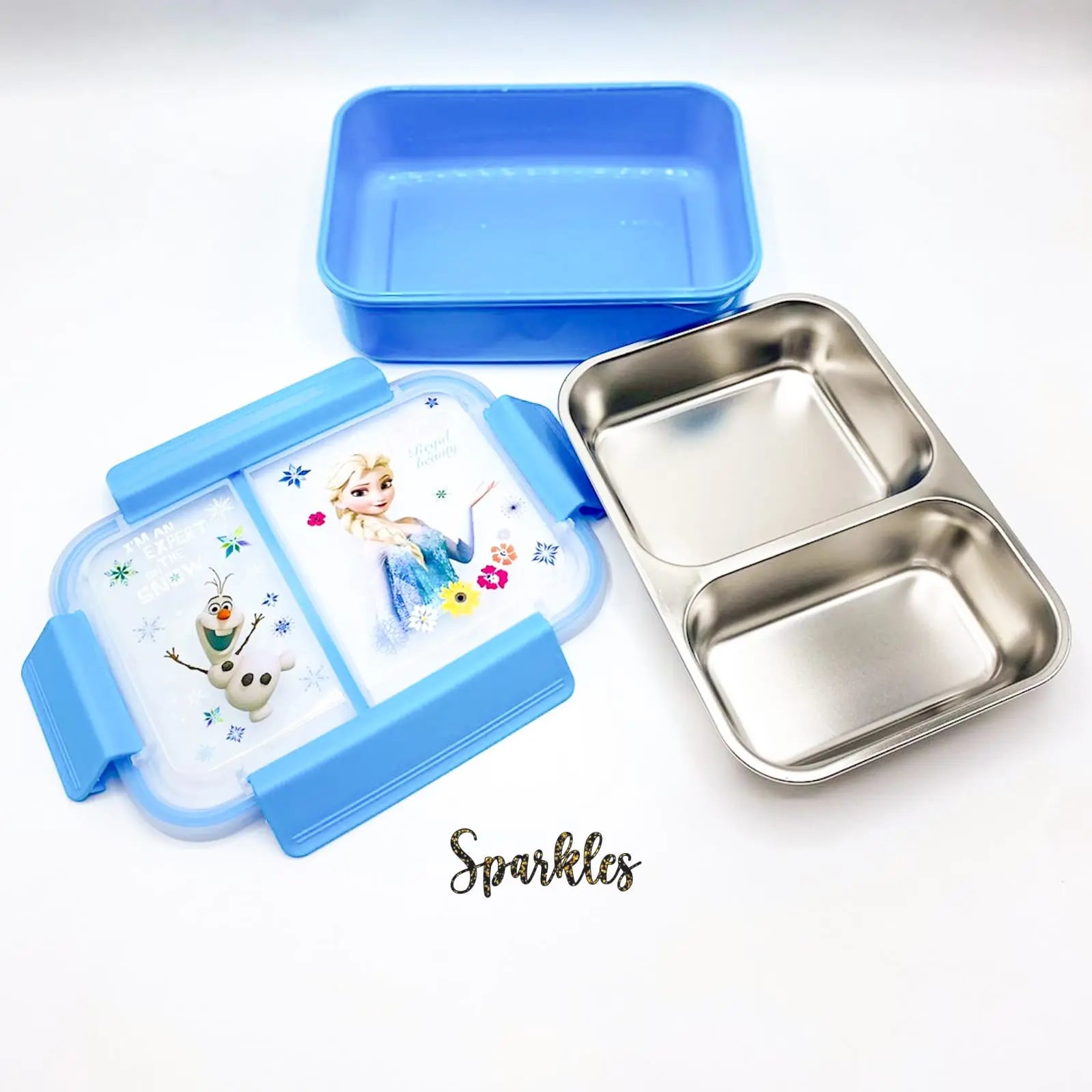 STAINLESS STEEL CHARACTER LUNCH BOX SPARKLES