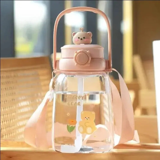 HAPPY BEAR WATER BOTTLE SPARKLES