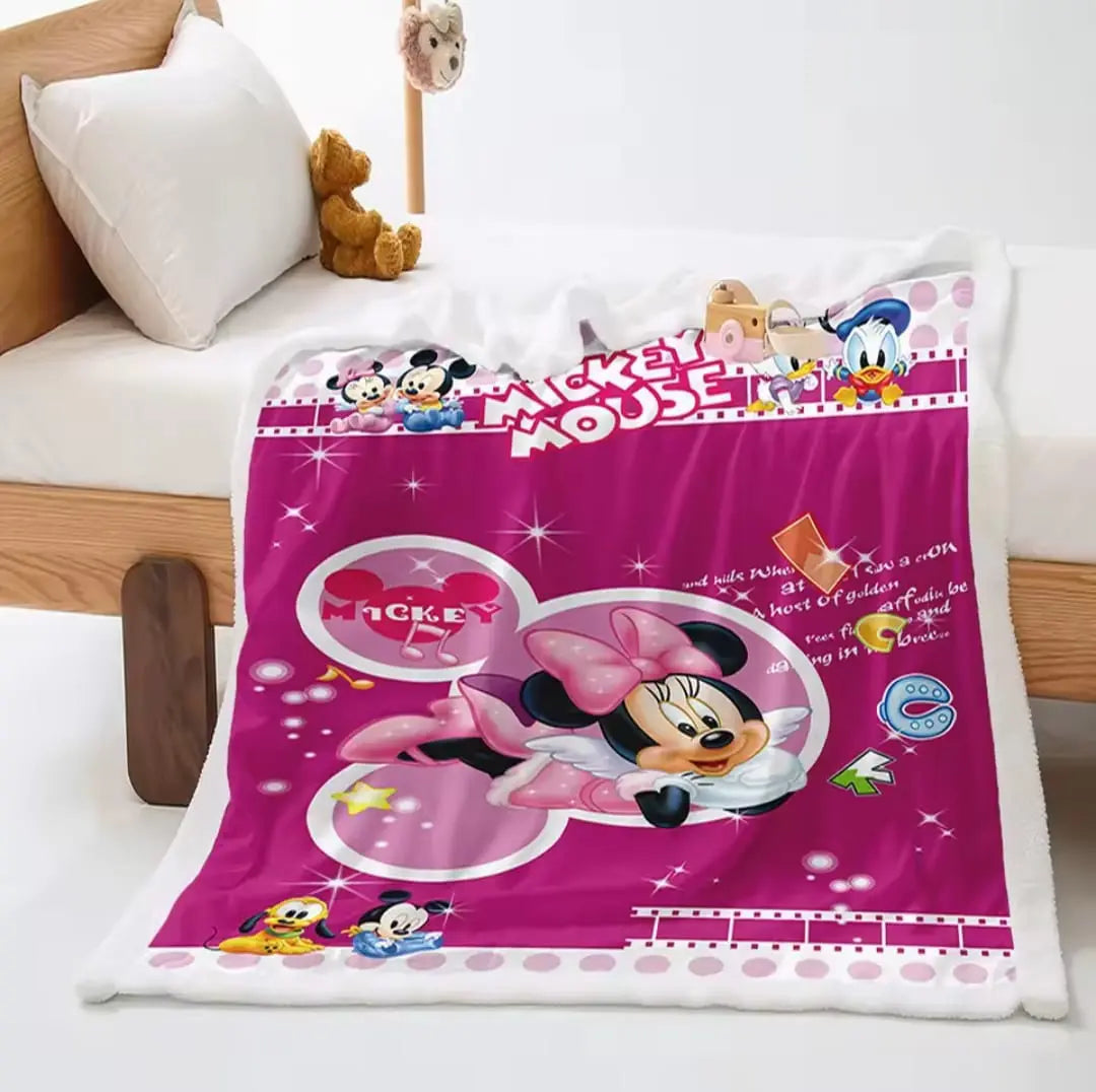 DISNEY MINNIE BLANKET FOR WINTER SPARKLES