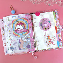 GLITTERY UNICORN NOTEPAD