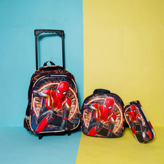 3 PC TROLLEY BACKPACK SET