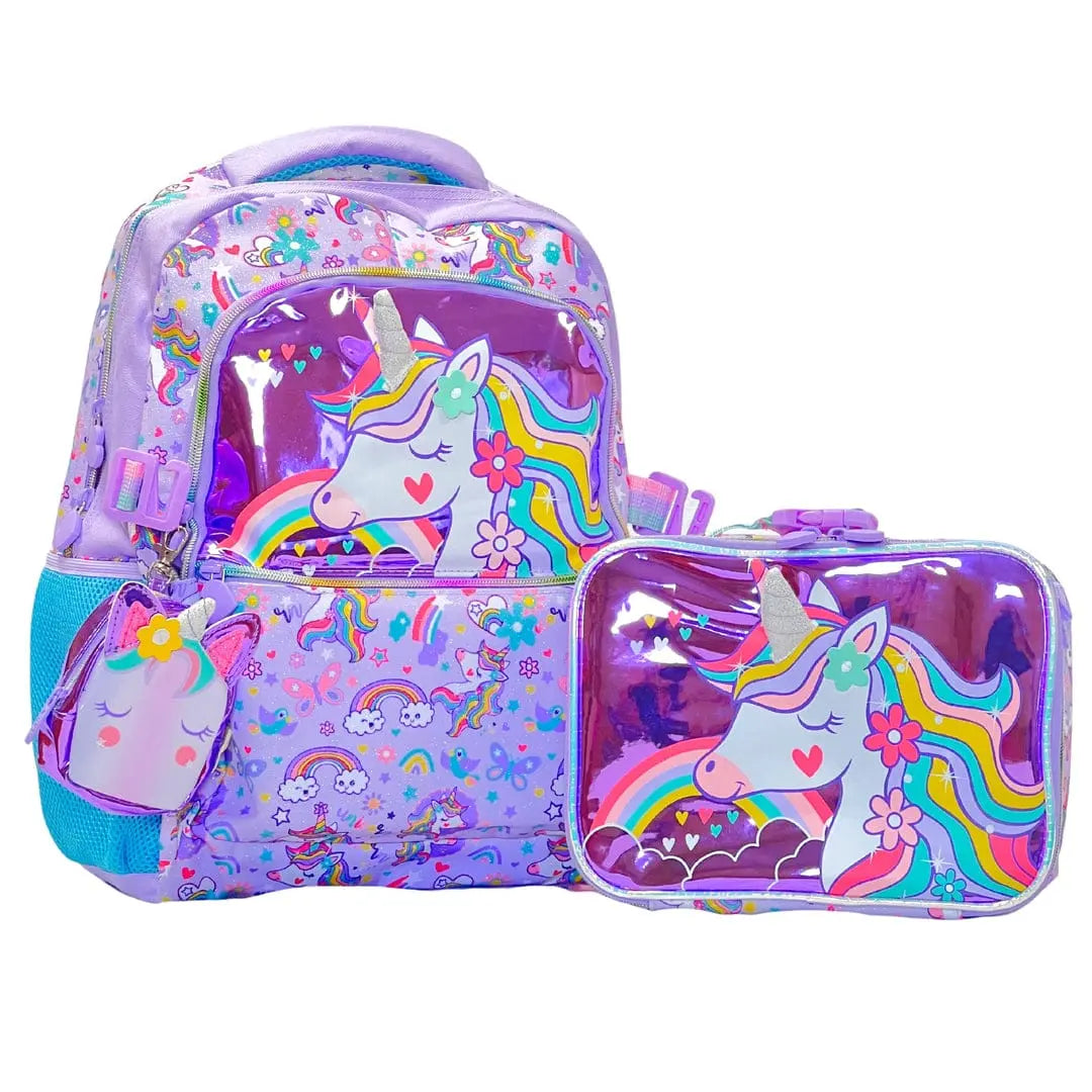 COOL UNICORN BACKPACK SET Sparkles