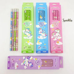 ADORABLE 12 PENCILS SET SPARKLES