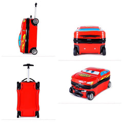 CAR SHAPED TROLLEY BAG SPARKLES