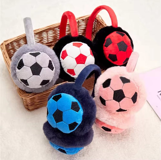 SUPER SOCCER EARMUFFS FOR WINTER - Sparkles