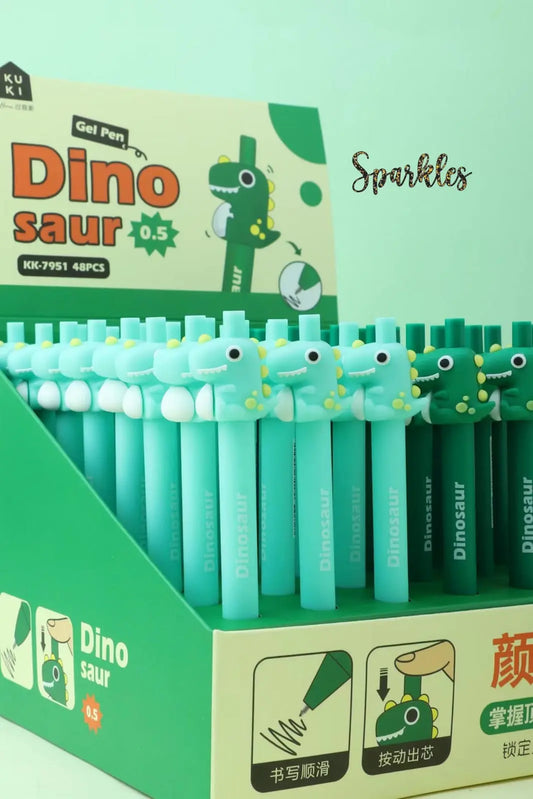 DAZZLING DINOSAUR GEL PEN SPARKLES