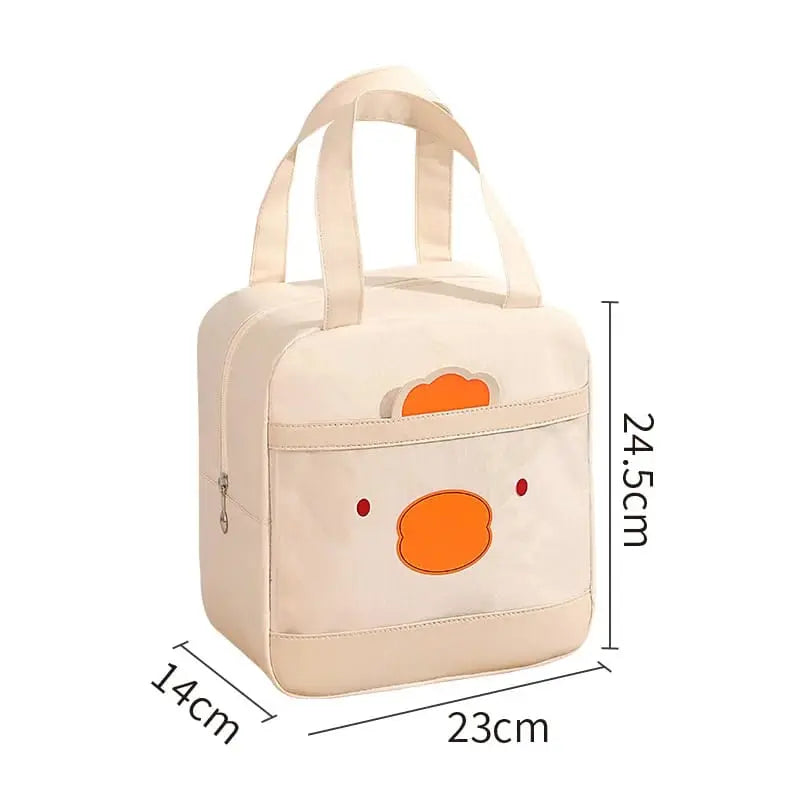 QUIRKY CARTOON LUNCH BAG SPARKLES