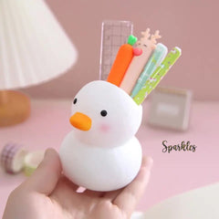 CUTE DUCK HOLDER SPARKLES