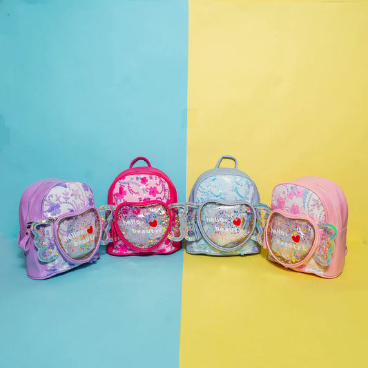 IRIDESCENT BEAUTIFUL BACKPACK SPARKLES