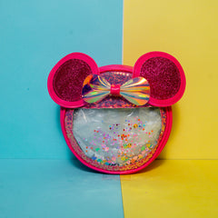 SHIMMERY BOW BAG SPARKLES