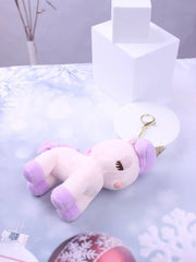 ADORABLE UNICORN PLUSH KEYCHAIN