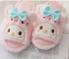 BEAUTIFUL FURY PLUSH SLIPPERS FOR WINTER