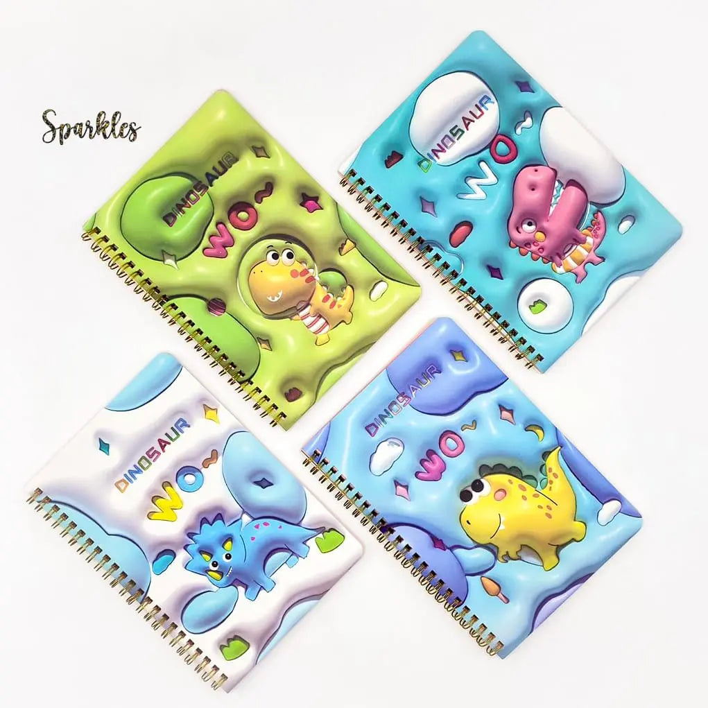 TRENDING DINOSAUR NOTEPAD SPARKLES