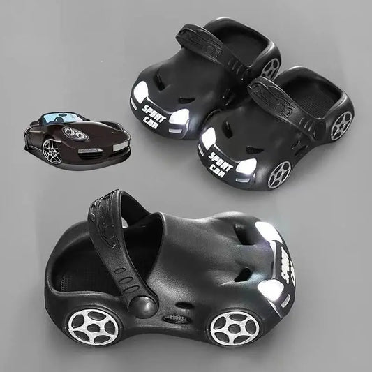 KIDS RACING CAR CROCS SPARKLES