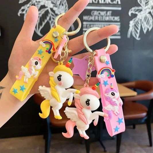 FLYING UNICORN KEYCHAIN SPARKLES