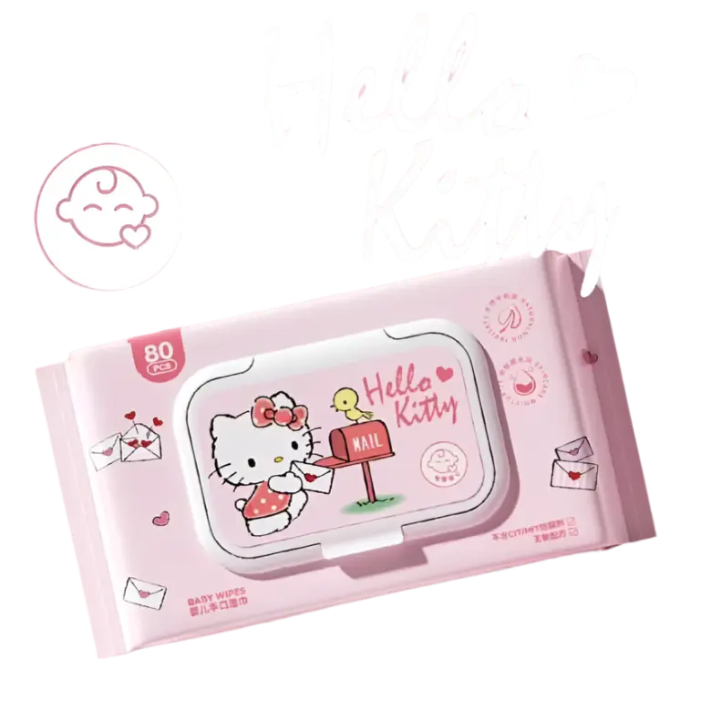 KAWAII WET TISSUE WIPES Sparkles