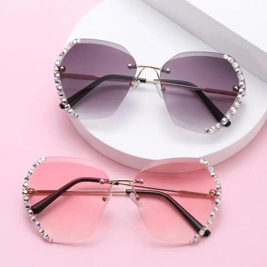 VINTAGE RHINESTONE SUNGLASSES SPARKLES