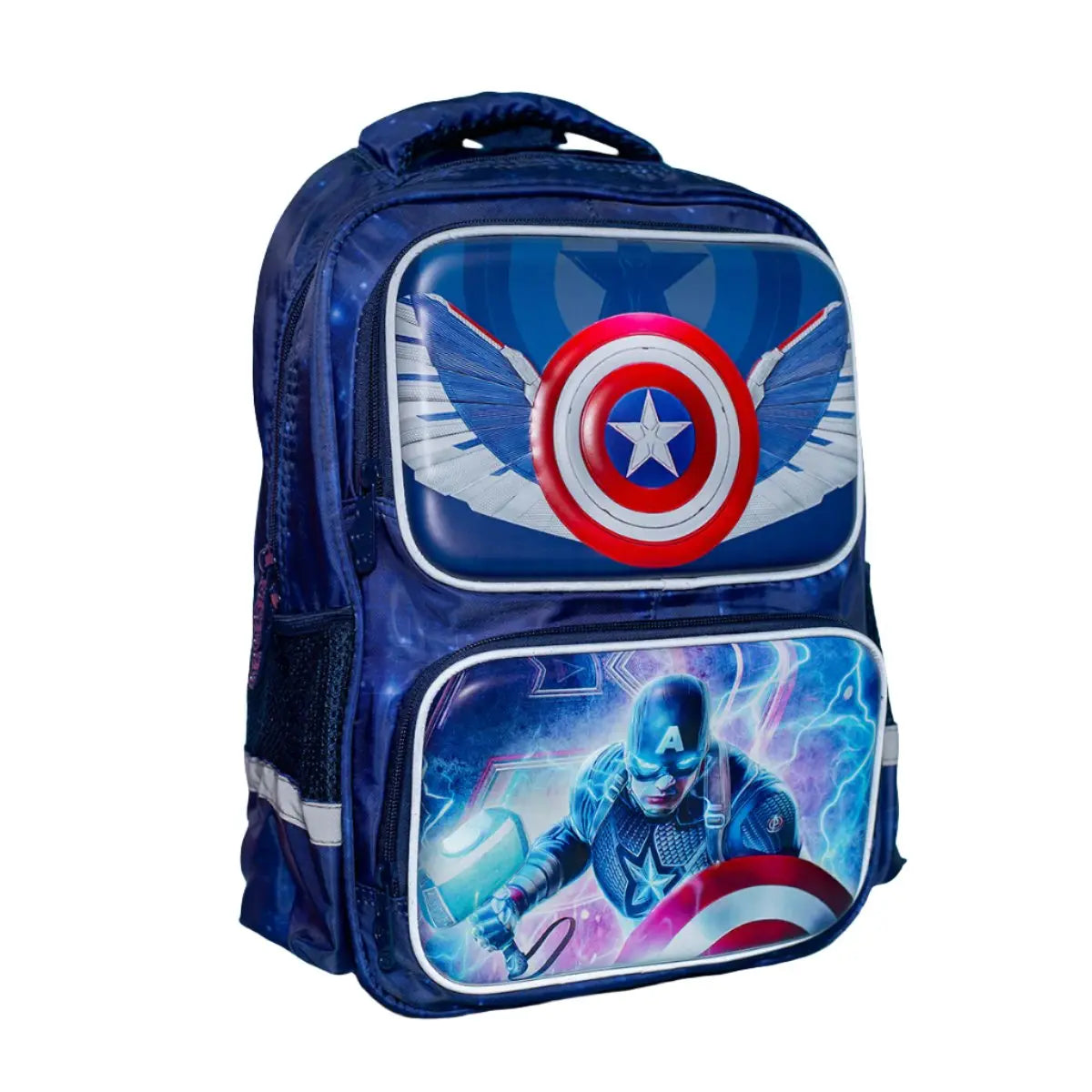 DAZZLING CAPTAIN AMERICA BACKPACK SPARKLES