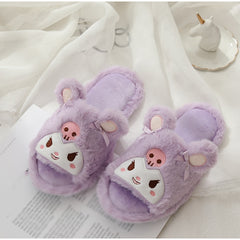 BEAUTIFUL FURY PLUSH SLIPPERS FOR WINTER