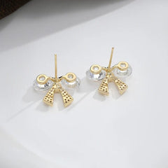 EQUISITE BOW STUDS SPARKLES