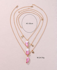 EXQUISITE BFF NECKLACE SET SPARKLES