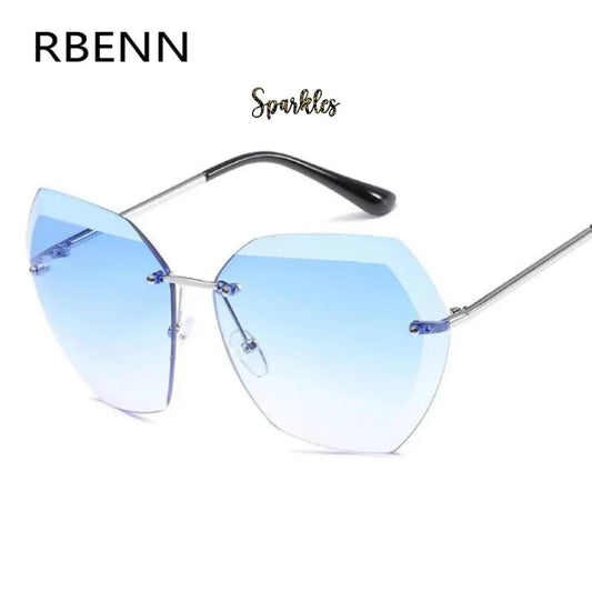 LUXURY RIMLESS SUNGLASSES SPARKLES