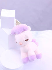 ADORABLE UNICORN PLUSH KEYCHAIN