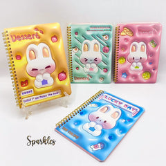 TRENDING BUNNY NOTEPAD SPARKLES