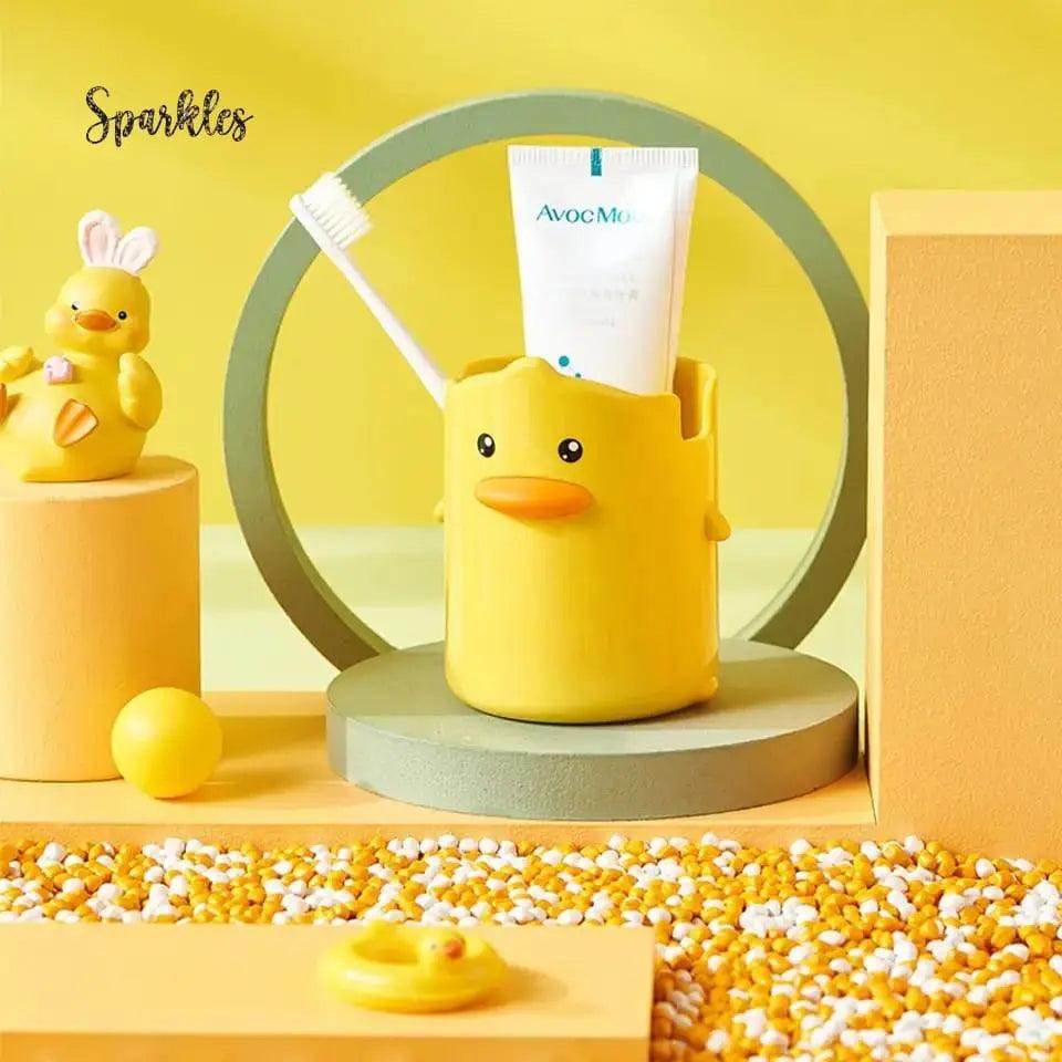 ADORABLE DUCK PEN HOLDER SPARKLES