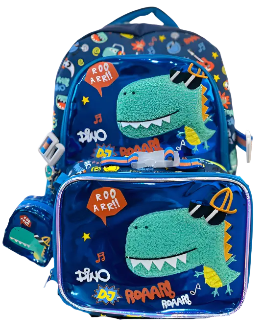 COOL DINOSAUR BACKPACK SET Sparkles